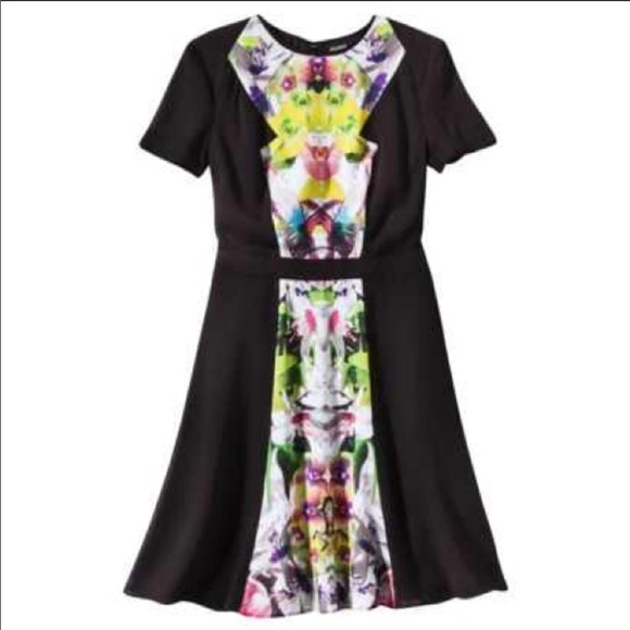 Prabal Gurung for Target black and floral dress - Picture 3 of 3